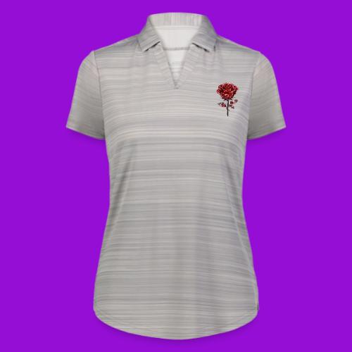 2 Set - Silver and Gold Roses - Augusta Sportswear Ladies` Pursuit Polo
