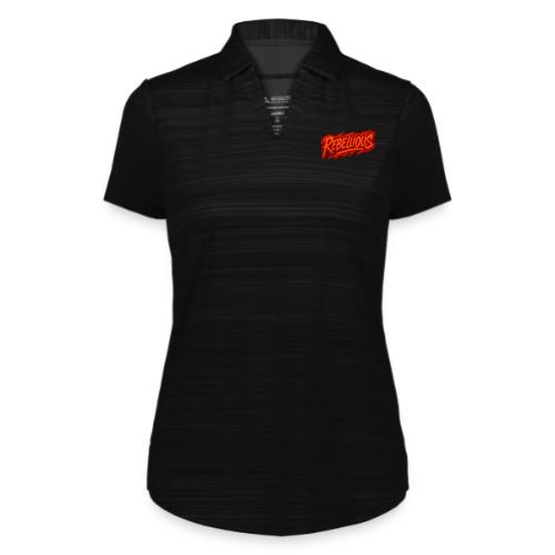 Rebellious Graffiti Neon Orange Streetwear T-Shirt - Augusta Sportswear Ladies` Pursuit Polo