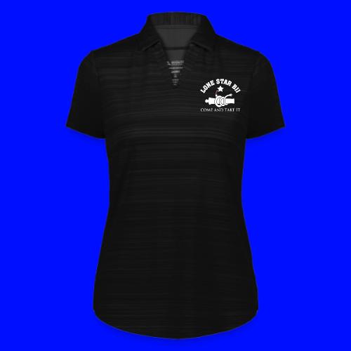 Lone Star BJJ - Come and Take It - White and Red - Augusta Sportswear Ladies` Pursuit Polo