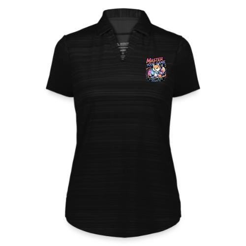 Cute Gamer Shiba Inu Level Up - Augusta Sportswear Ladies` Pursuit Polo