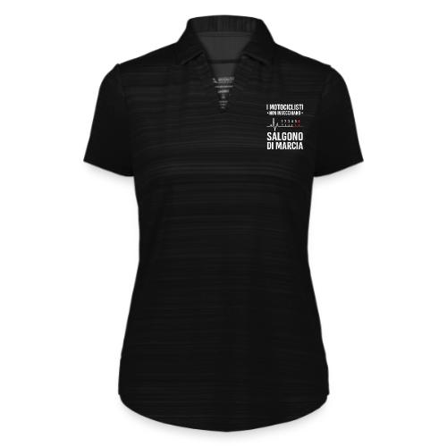 Motorcyclists Never Age Heartbeat Design - Augusta Sportswear Ladies` Pursuit Polo