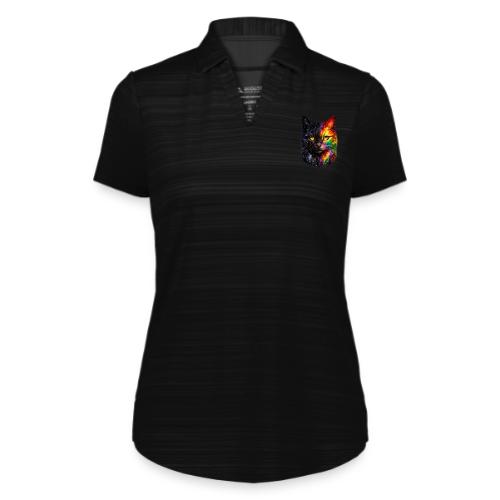 Cosmic Galaxy Rainbow Cat - Augusta Sportswear Ladies` Pursuit Polo