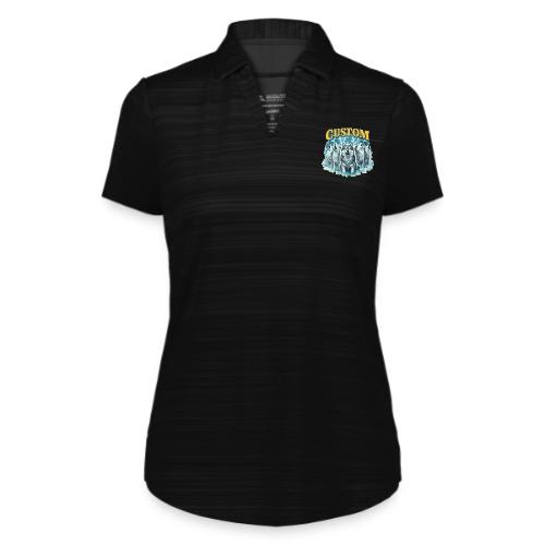 Custom Wolf Pack Howling Moon Vintage Wilderness - Augusta Sportswear Ladies` Pursuit Polo