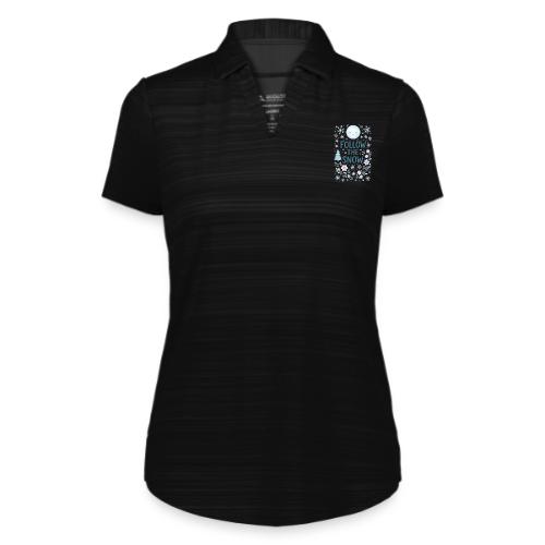 Follow the Snow – Cozy Winter Watercolor - Augusta Sportswear Ladies` Pursuit Polo