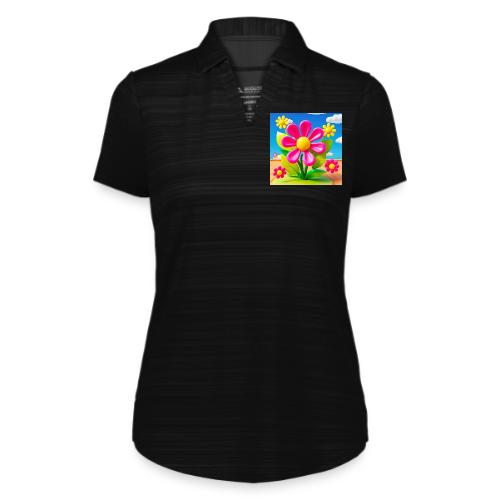 Pink Floral Peace | Sky & Nature Design - Augusta Sportswear Ladies` Pursuit Polo