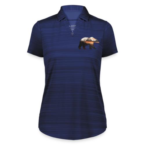 Canada Bear: fiery tones - Augusta Sportswear Ladies` Pursuit Polo