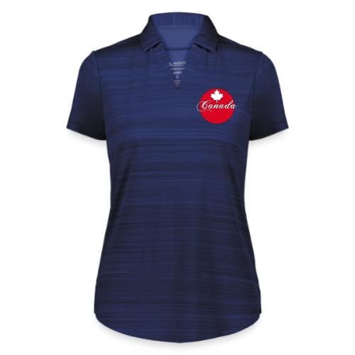 Canada in red and white - Augusta Sportswear Ladies` Pursuit Polo