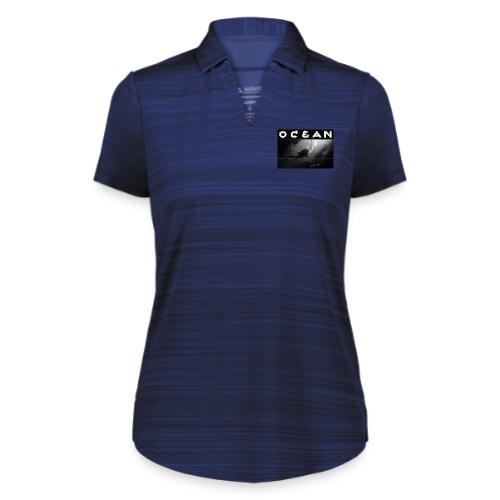 Ocean: Monochrome descent of a scuba diver - Augusta Sportswear Ladies` Pursuit Polo