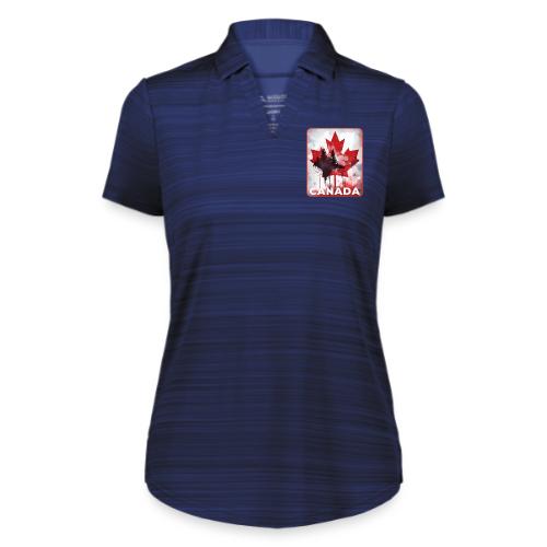 Canada's Maple Leaf Pride - Augusta Sportswear Ladies` Pursuit Polo