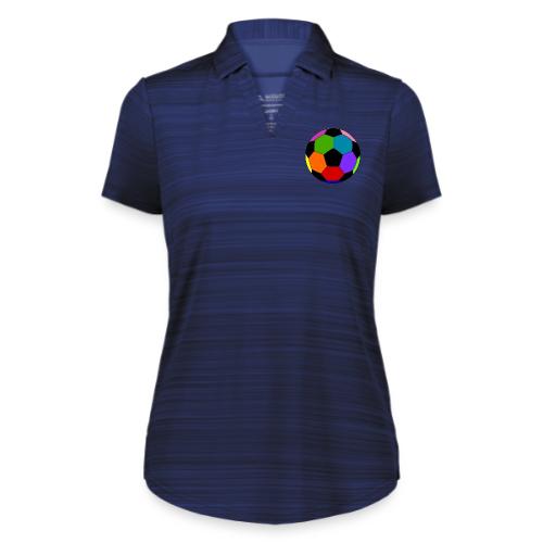 Multi-colored soccer ball - Augusta Sportswear Ladies` Pursuit Polo