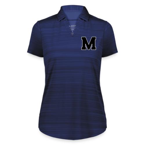 Varsity Letter M Collegiate Alphabet Art - Augusta Sportswear Ladies` Pursuit Polo