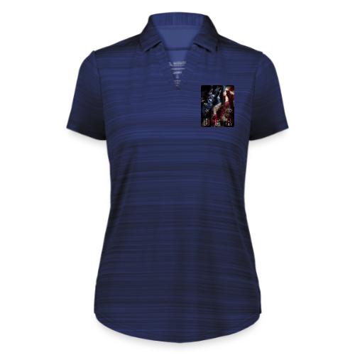 USA: Worn Stars and Stripes - Augusta Sportswear Ladies` Pursuit Polo