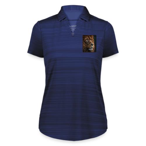 Lion Portrait Majestic Wildlife Design - Augusta Sportswear Ladies` Pursuit Polo