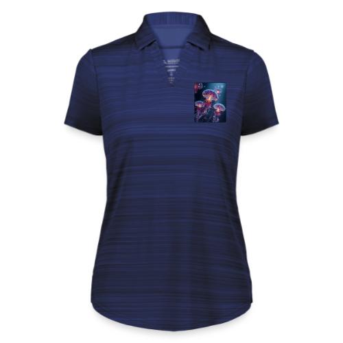 Glowing Jellyfish Deep Sea Design - Augusta Sportswear Ladies` Pursuit Polo