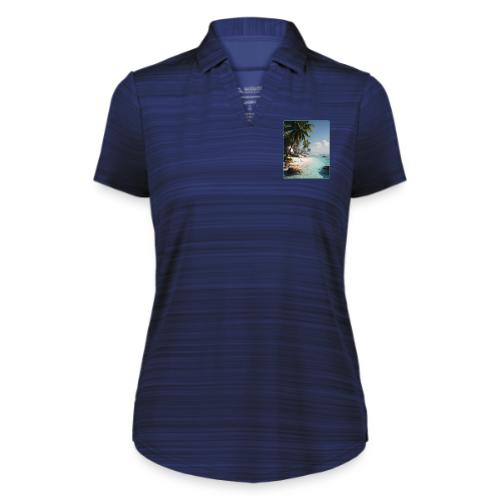 Tropical Beach Paradise Palm Design - Augusta Sportswear Ladies` Pursuit Polo