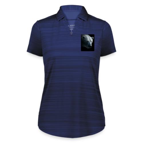 Polar Bear Close-Up Wildlife Design - Augusta Sportswear Ladies` Pursuit Polo