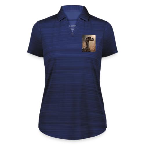 Velociraptor Feathered Portrait Design - Augusta Sportswear Ladies` Pursuit Polo
