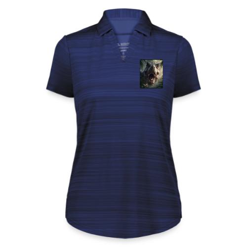 T Rex Jungle Roar Design - Augusta Sportswear Ladies` Pursuit Polo