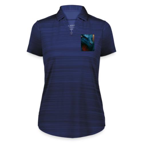 Turquoise Dragon Fire Eye Design - Augusta Sportswear Ladies` Pursuit Polo