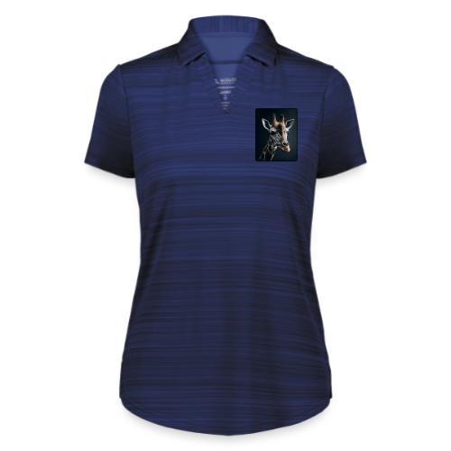 Majestic Giraffe Artistic Portrait Design - Augusta Sportswear Ladies` Pursuit Polo