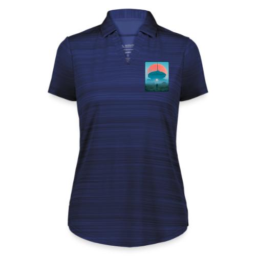 Astronaut Alien Outpost Design - Augusta Sportswear Ladies` Pursuit Polo