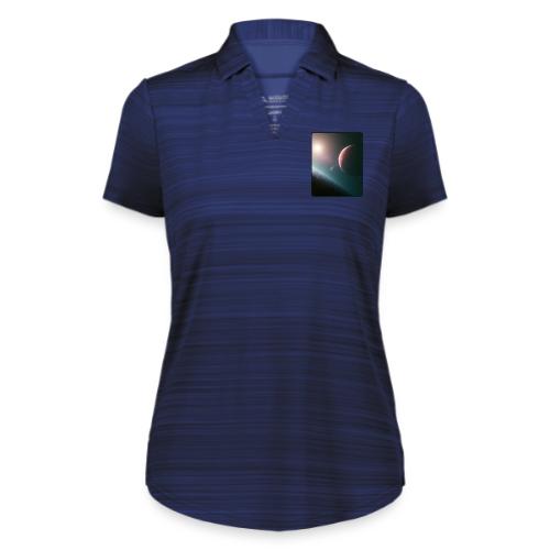Deep Space Planet Horizon Art - Augusta Sportswear Ladies` Pursuit Polo
