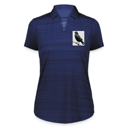 Raven Black and White Art Design - Augusta Sportswear Ladies` Pursuit Polo