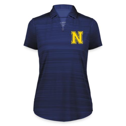 Letter N – Capital Athletic Alphabet Monogram - Augusta Sportswear Ladies` Pursuit Polo