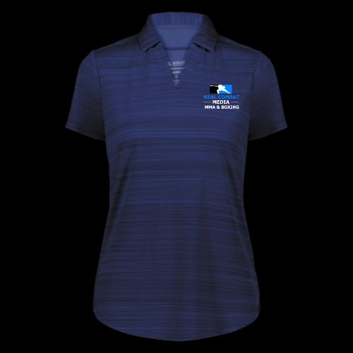 RCM MMA & BOXING Light Blue White Text - Augusta Sportswear Ladies` Pursuit Polo