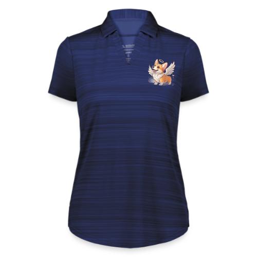 Angel Wings Corgi - Augusta Sportswear Ladies` Pursuit Polo