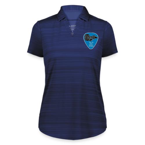 THE D® WHHEL GUITAR BLACK BLUE AND SILVER - Augusta Sportswear Ladies` Pursuit Polo