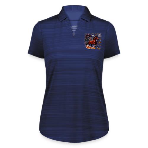 Year of the Horse Victory T Shirt, Lunar New Year - Augusta Sportswear Ladies` Pursuit Polo