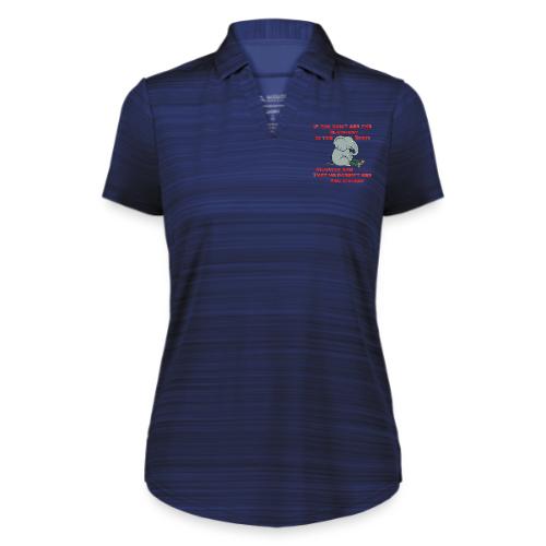 Elephant in the Room Meme - Augusta Sportswear Ladies` Pursuit Polo