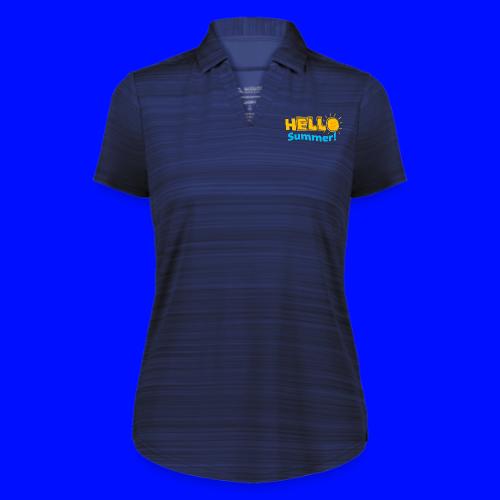 Kreative In Kinder Hello Summer! - Augusta Sportswear Ladies` Pursuit Polo