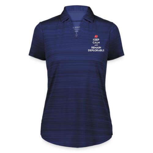 Keep Calm and Remain Deplorable - Augusta Sportswear Ladies` Pursuit Polo