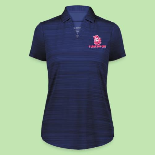 I love my cat - Augusta Sportswear Ladies` Pursuit Polo