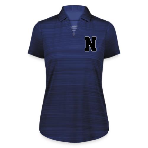 Varsity Letter N Athletic Font Graphic - Augusta Sportswear Ladies` Pursuit Polo