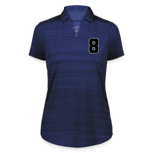 Varsity Number 8 College Style - Augusta Sportswear Ladies` Pursuit Polo