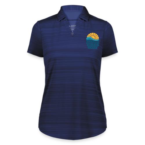 Summer Vibes 2025 Retro Sunset T-Shirt | Fun Beach - Augusta Sportswear Ladies` Pursuit Polo