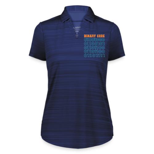 Say Hello in Binary code - Augusta Sportswear Ladies` Pursuit Polo