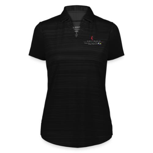 FUMCSD Logo (white text) - Augusta Sportswear Ladies` Pursuit Polo