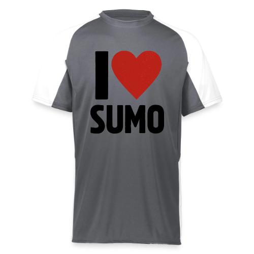I Love Sumo – Bold Minimalist Sumo Wrestling Fan - Augusta Sportswear Adult Cutter Jersey