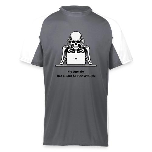 My Anxiety Has a Bone to Pick With Me T-Shirt - Augusta Sportswear Adult Cutter Jersey