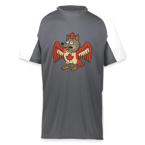 Maple-Mad Wolfbird – Quirky Canadian Creature - Augusta Sportswear Adult Cutter Jersey