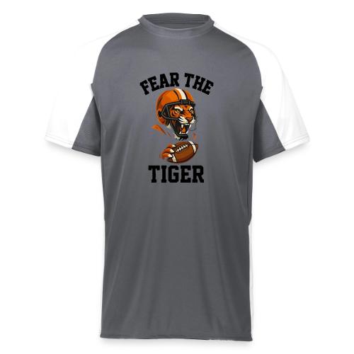 Fear The Tiger Football Helmet T-Shirt - Augusta Sportswear Adult Cutter Jersey
