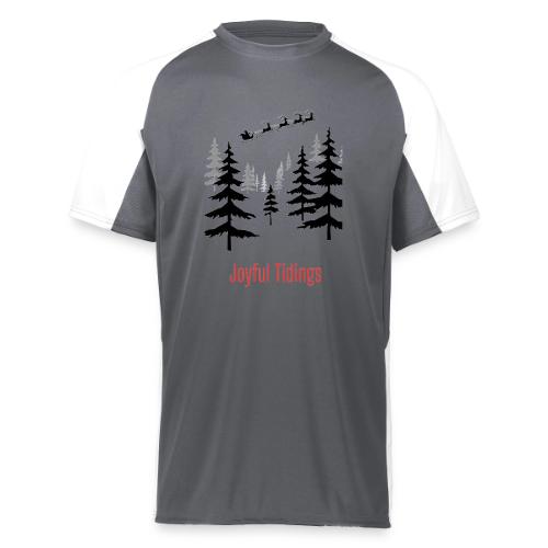 Joyful Tidings Christmas T-Shirt - Augusta Sportswear Adult Cutter Jersey