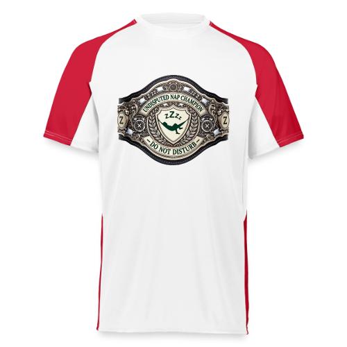 Nap Champion Belt T Shirt - Augusta Sportswear Adult Cutter Jersey