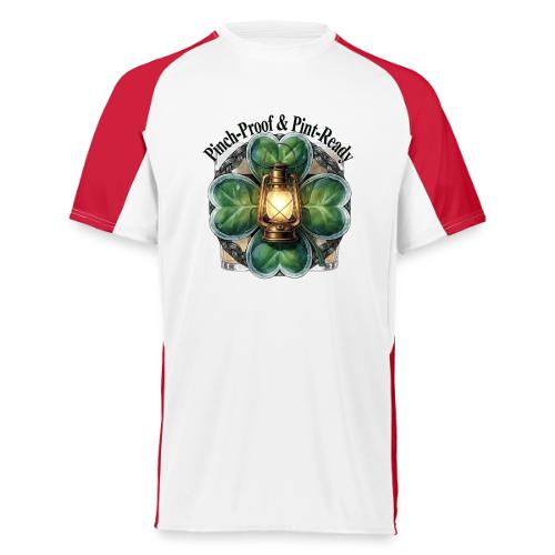 Pinch-Proof Lantern Clover T-Shirt - Augusta Sportswear Adult Cutter Jersey