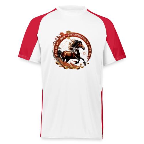 Year of the Horse Fiery Spirit T Shirt, Lunar New - Augusta Sportswear Adult Cutter Jersey