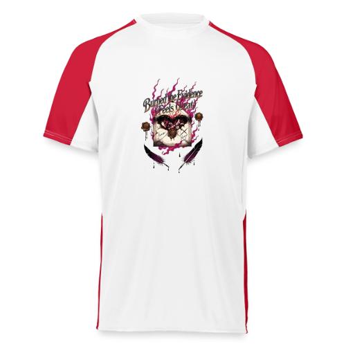 Burned the Evidence Feels Great T-Shirt - Augusta Sportswear Adult Cutter Jersey
